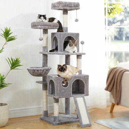 Arbre à Chat Sérénité pour Maine Coon Adulte variant gris