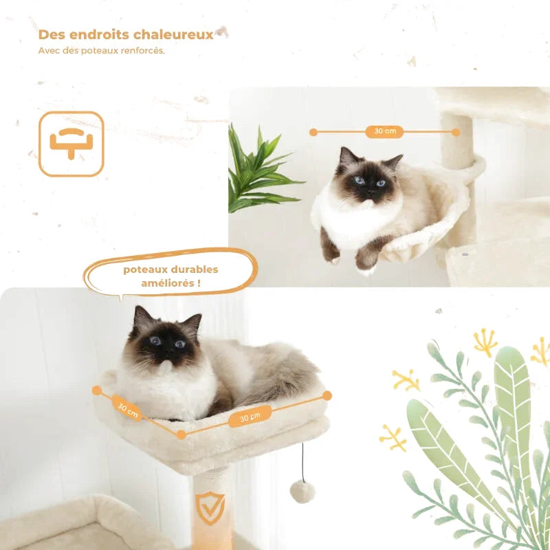 Arbre à Chat XXL Tout-en-Un