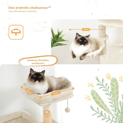 Arbre à Chat XXL Tout-en-Un