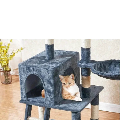 Arbre à Chat avec Echelle Marron Foncé