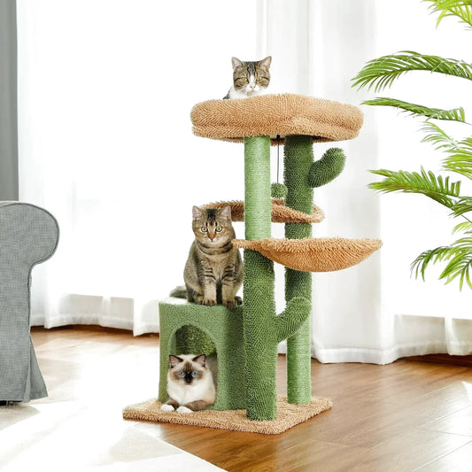 Arbre à Chat Cactus à 3 Etages