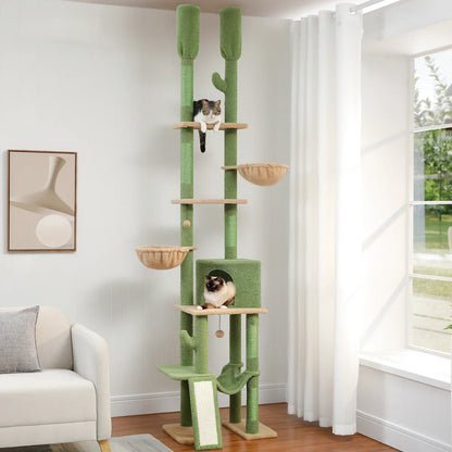 Arbre à Chat Cactus avec Hauteur Réglable