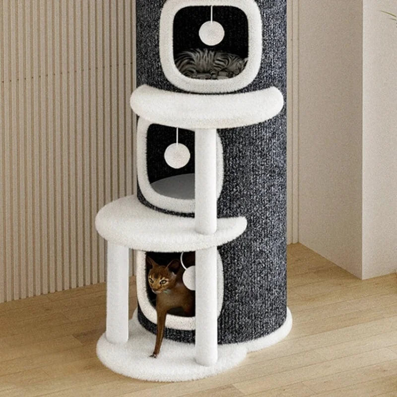Arbre à Chat de 4 Étages avec Griffoir