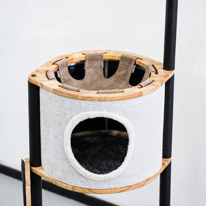 Arbre à Chat Bois Design Luxe