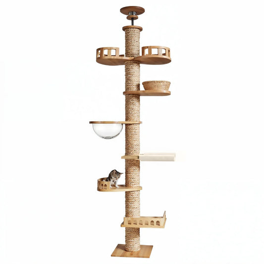 Arbre à Chat XXL en Bois